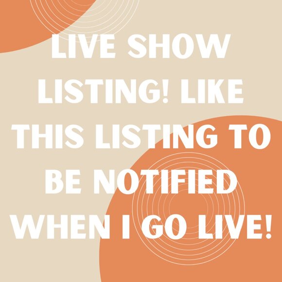 Sweaters - Live Show Listing! Please like this to be notified when I go live!